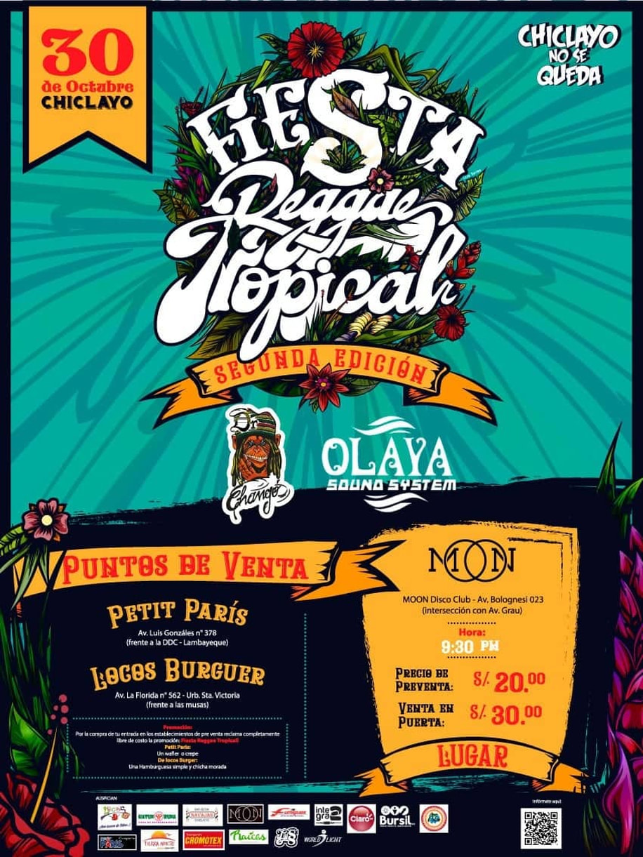 II Edición de Fiesta Reggae Tropical vía Agenda CIX