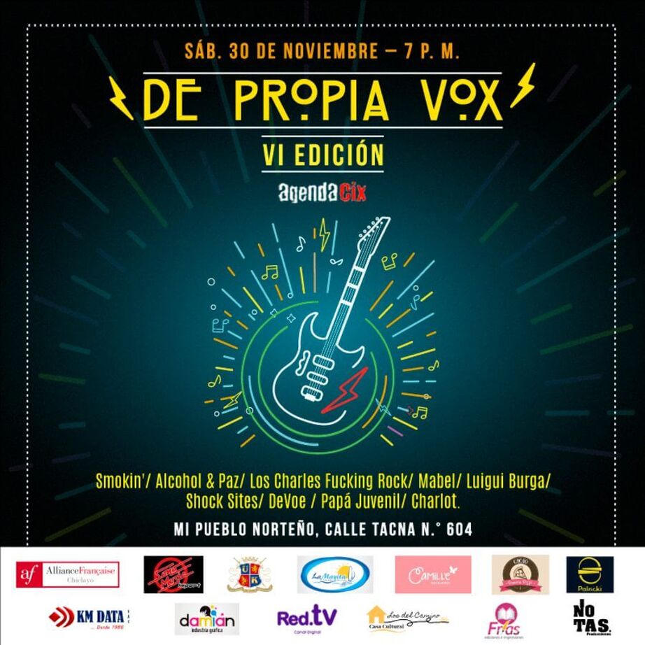 Agenda CIX organiza De Propia VOX, VI edición