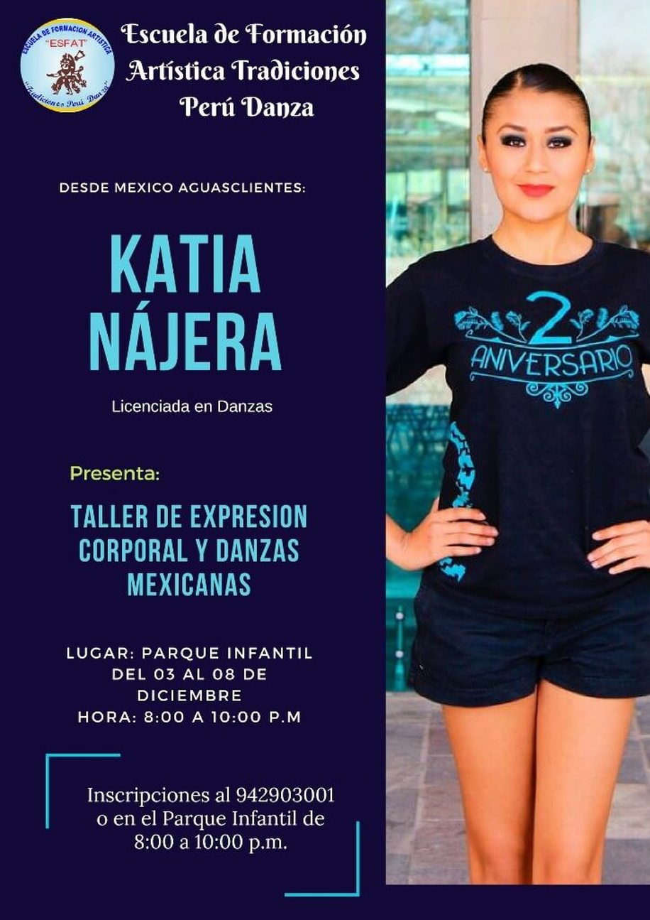 Katia Najera Danzas mexicanas vía Agenda CIX
