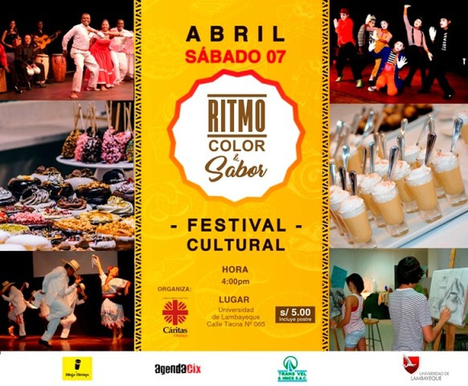 Cáritas Chiclayo -  Festival Cultural “Ritmo, color y sabor”- Agenda CIX 