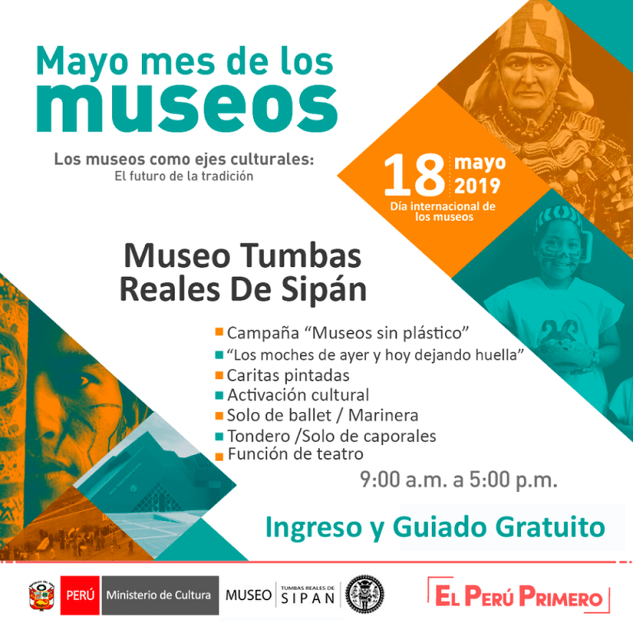 VISITA EL MUSEO TUMBAS REALES DE SIPÁN EN EL DÍA INTERNACIONAL DE LOS MUSEOS VÍA AGENDA CIX